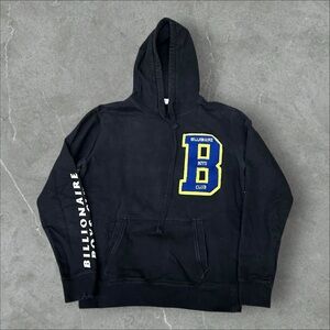 Billionaire Boys Club Hoodie Mens Small Black Astronaut BB Letters Varsity